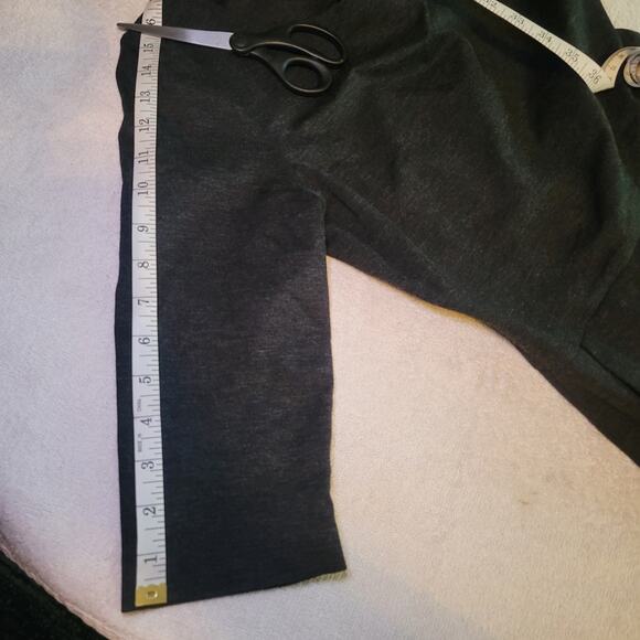 Calvin Klein Gray Knee Length Dress 3/4 Sleeve Round Neck Size 8 Petite Pockets - Picture 8 of 10